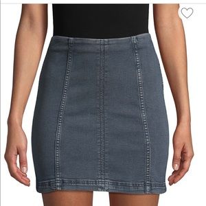 Free people modern femme denim mini size 2